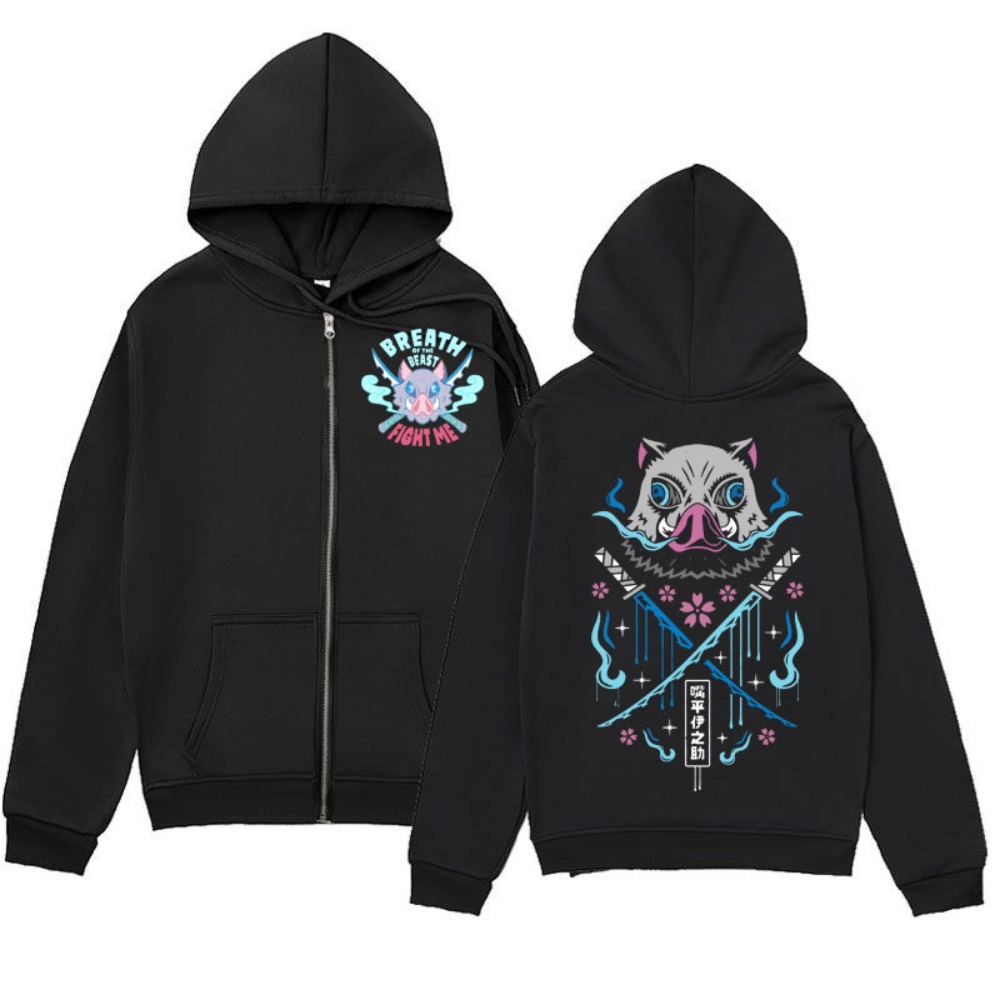 Japanese Anime Merchandise Store - أنيمي الشيطان القاتل جديد قلنسوة بسحاب