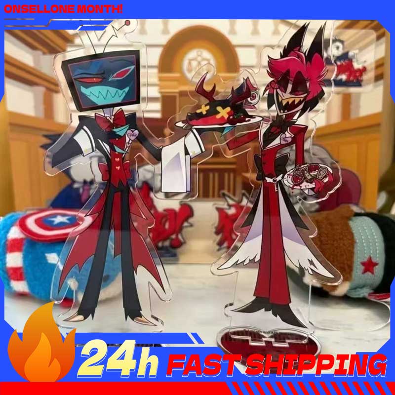 Acrylic Stand Figure - 2 قطعة ملحقات أنيمي Hazbin Alastor