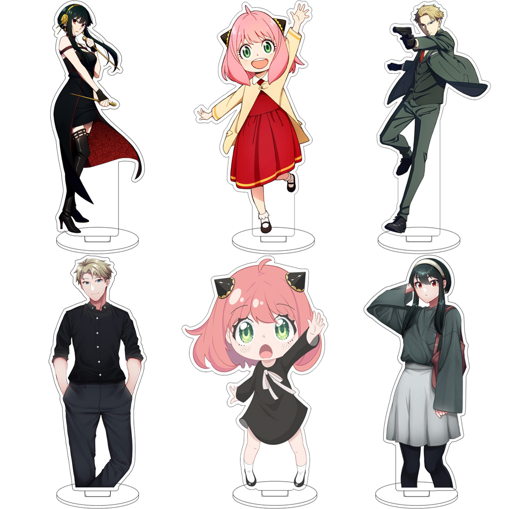 Acrylic Stand Figure - تماثيل أكريليك أنمي SPY×FAMILY بطول 16