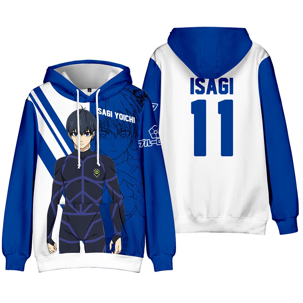 Anime Merchandise Hoodie - منتج جديد من أنمي BLUE LOCK،