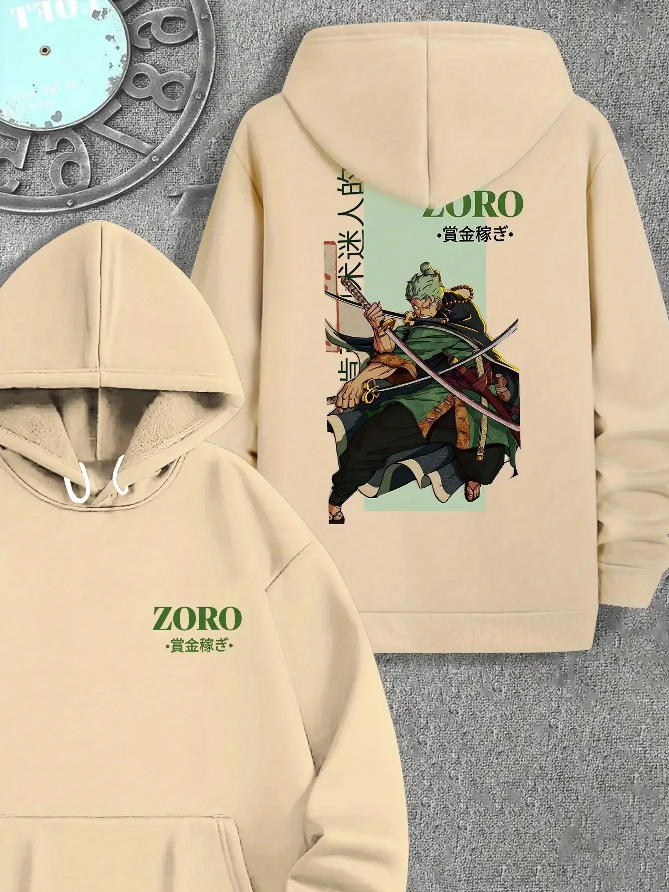 Anime Merchandise Hoodie - تي شيرت مطبوع بتصميم One Piece