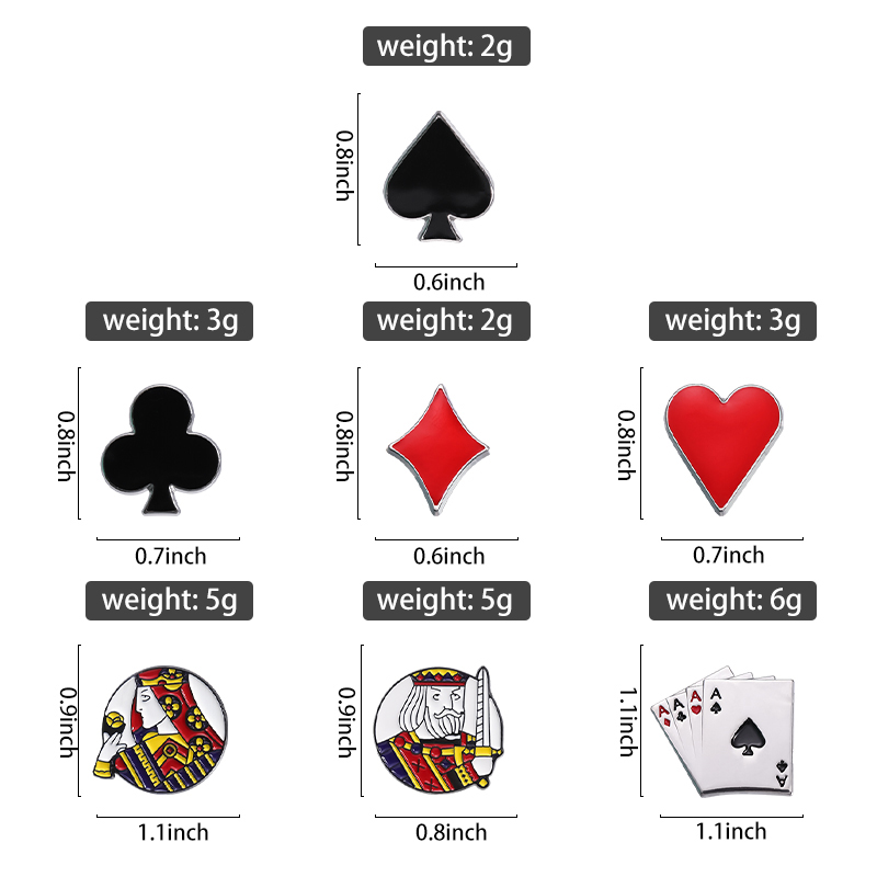 دبابيس أوراق لعب بالمينا ، بوك - مراجعة Themed Playing Card وسعره