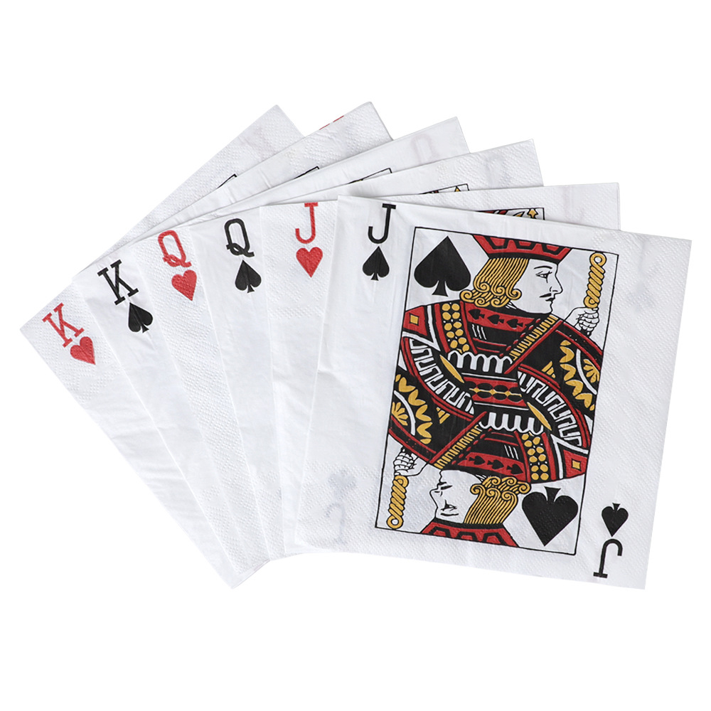 20-100 قطعة مناديل ورقية للكوك - مراجعة Themed Playing Card وسعره