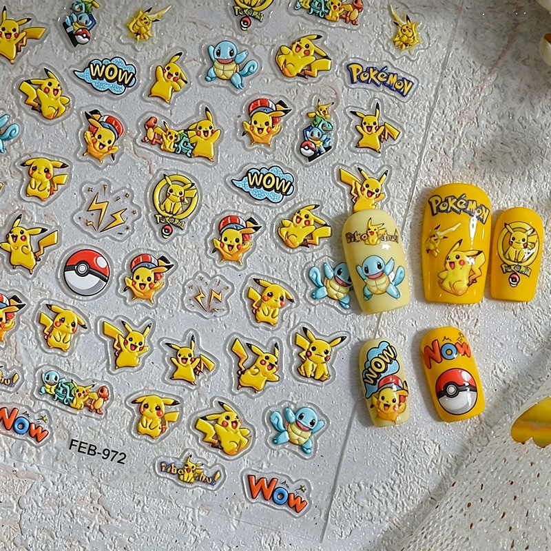 ملصقات أظافر كرتونية على شكل ب - مراجعة Anime Merchandise Nepal وسعره
