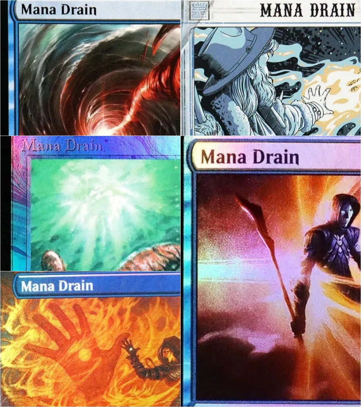 ['Mana Drain'] لعبة البطاقات ا - مراجعة Themed Playing Card وسعره