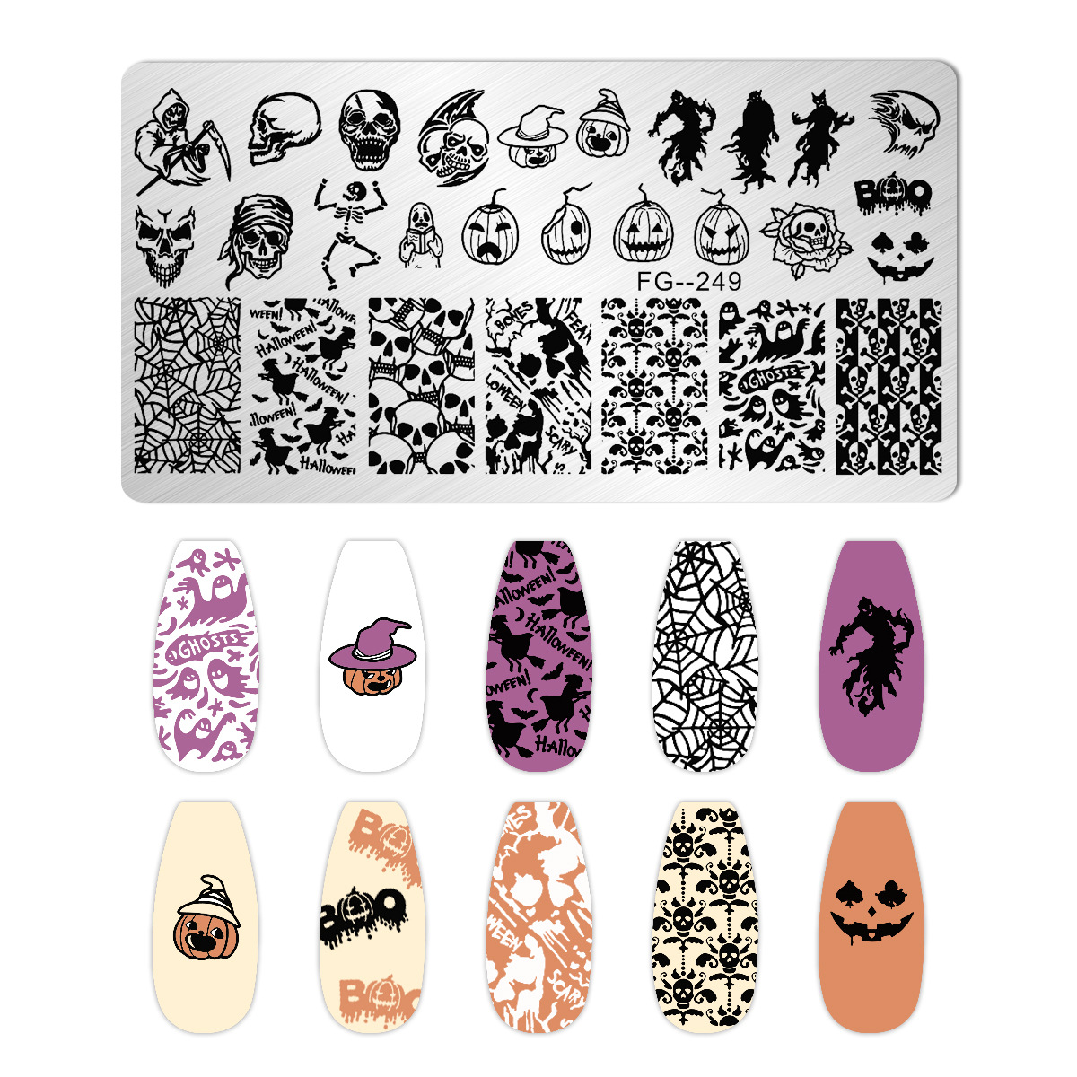 الكرتون هالوين مسمار الفن ختم  - مراجعة Anime Merchandise Nepal وسعره